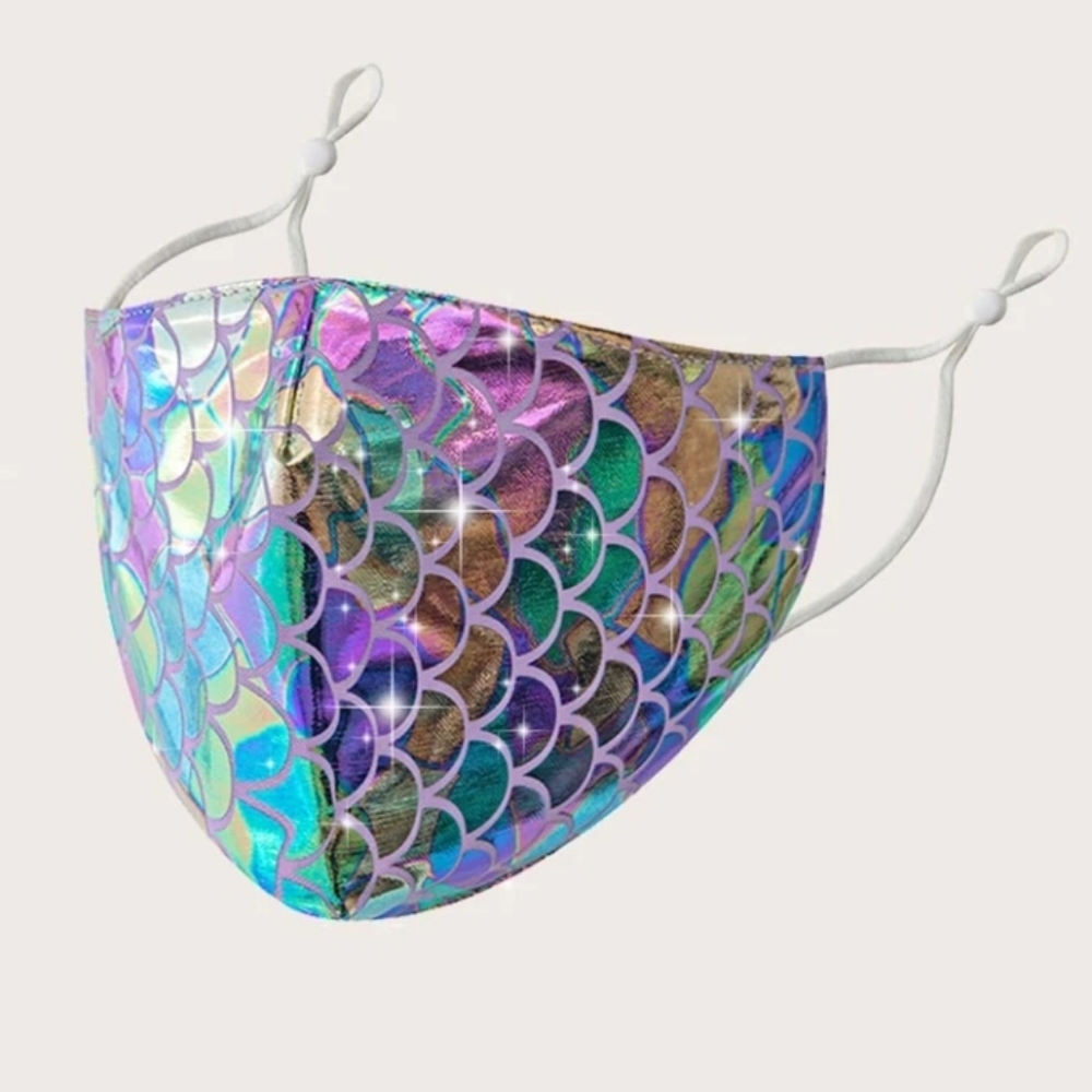 Mermaid Scale Face Mask